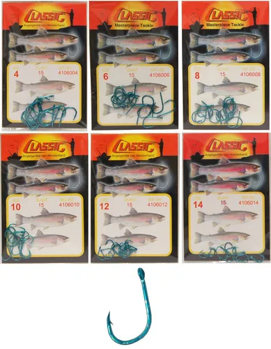 Forellenhaken Öhr Forellen Haken Forellenangeln, Größe:10 15