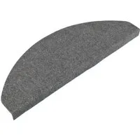 vidaXL Stufenmatten Selbstklebend 15 Stk. 65x22,5x3,5 cm Grau - Fußmatten, schalldämpfend und rutschfest, schützen Ihre Treppe vor Abnutzung und sorgen für Sicherheit beim Treppensteigen.