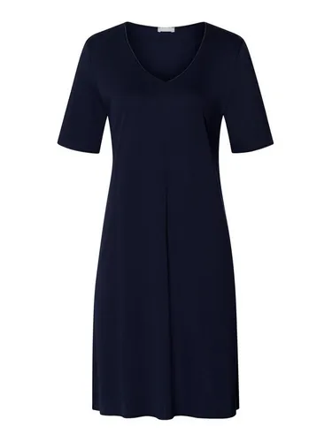 Hanro Cotton Silk Nachthemd S Deep Navy von HANRO