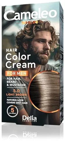 Delia Cosmetics Cameleo Men Haarfarbe 5.0 Lichtbraun 30 ml