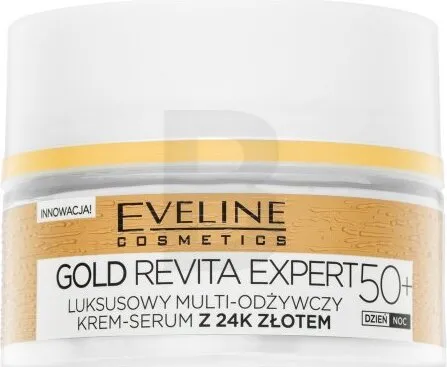 Eveline Gold Lift Expert Luxurious Multi-Nourishing Cream Serum 50+ Nährcreme gegen Falten 50 ml