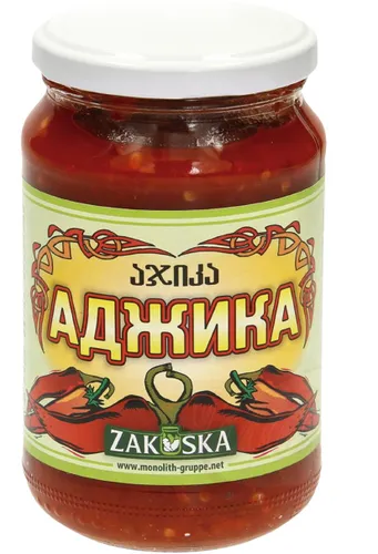 Peperonizubereitung Adgika Grusija 360g Zakuska