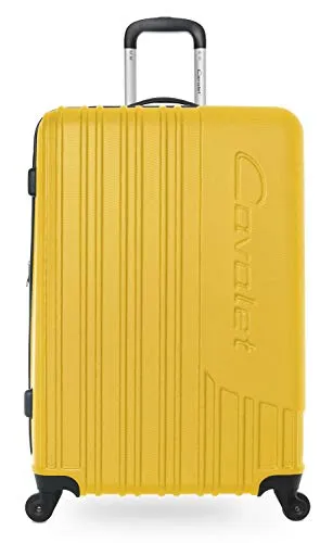 Cavalet Malibu Großer Hatschalenkoffer 73 cm - Robuster Reisekoffer mit 123 Litern Volumen, ideal für Reisen bis zu 4 Wochen. Mit TSA-Schloss, 360°-Rollen und organisierter Innenaufteilung für maximalen Komfort.