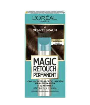 L'Oréal Paris Magic Retouch Permanent Ansatz-Abdeckung Nr. 4 Dunkelbraun Haarfarbe 1 Stk Nr. 4 - Dunkelbraun