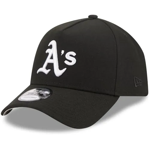 New Era 9Forty A-Frame Cap - Oakland Athletics schwarz - Stylische 9FORTY A-Frame Cap mit verstellbarem Snapback, ideal für jeden Anlass und perfekten Tragekomfort.