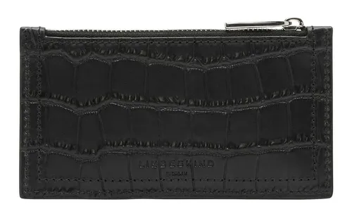 Liebeskind Berlin XS Lou 2 Croco Wallet - Schwarz - Damen-Geldbörse im eleganten Croco-Design, kompakt und stilvoll für den modernen Alltag.