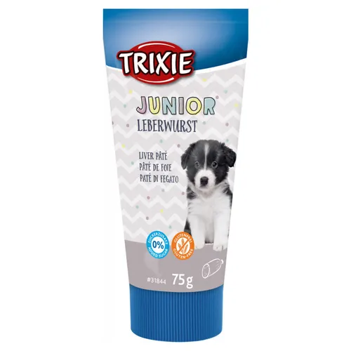 Junior Liver Pate 75 g - Hochwertige Leberpastete für Hunde, glutenfrei und ohne Zuckerzusatz für gesunde Ernährung