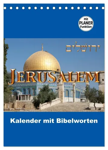 Switzerland M. Camadini | Jerusalem Kalender mit Bibelworten und Planer!...