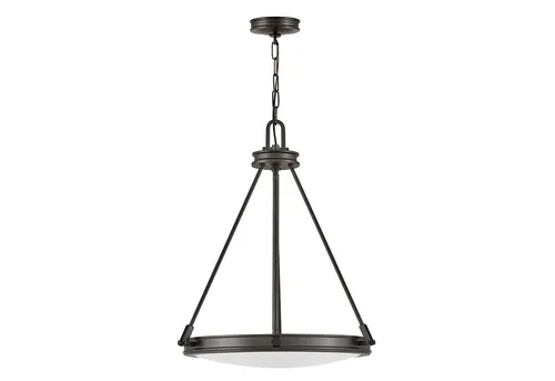 Licht-Erlebnisse Pendelleuchte GRACIA, ohne Leuchtmittel, Glas Metall H: max. 377 cm Ø 54,3 cm rund Schwarz Weiß E14 4-flammig