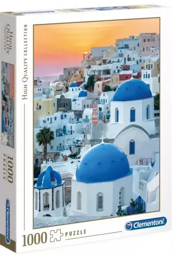 Puzzle 1000 elementów. High Quality Collection. Santorini Clemento 8005125394807
