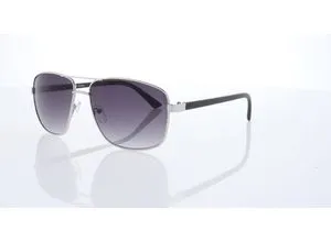 Sonnenbrille MAN'S WORLD, Damen, grau (grau, silber), unifarben, Sonnenbrillen Sonnenbrille, im zeitlos edlem Design