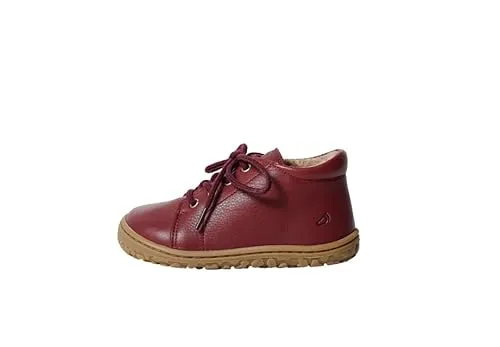 Lurchi Stiefel Nanino - Barefoot, Farbe: Bordo, Größe: 22 - Lauflernschuhe für Jungen, warm und bequem, ideal für natürliche Fußentwicklung und unbeschwertes Laufen.