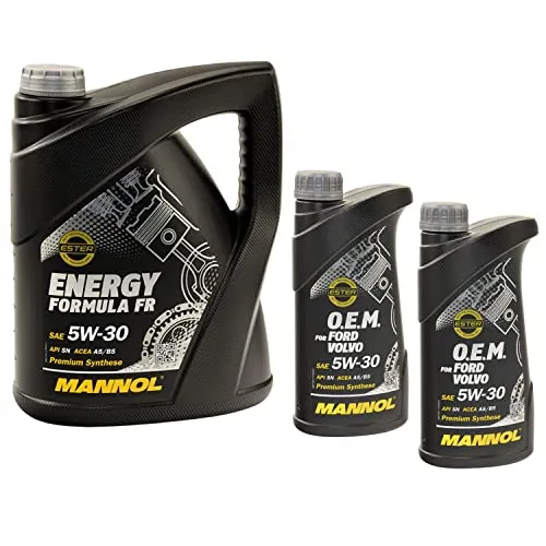Motoröl Motor Öl MANNOL O.E.M. 5W30 API SN 5 Liter + 2 X 1 Liter