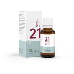 Biochemie Pflüger 21 Zincum chloratum D 12 Globuli 15 g
