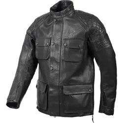 Rukka R.S. Zoorace Motorrad Lederjacke, schwarz, Größe 52 von Rukka