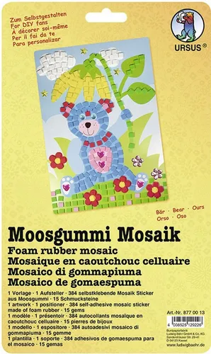 Ursus - Ludwig Bähr Bastelfilz Moosgummi Mosaik Bär