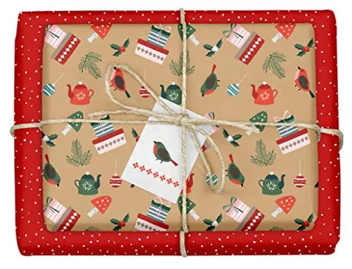 Geschenkpapier Rot von dabelino