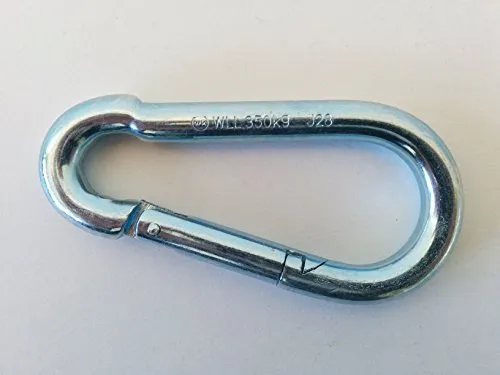 Dresselhaus 0/4235/001/100/ 10,0/ /78 Feuerwehr-Karabinerhaken, 100 x 10,0, galv. verzinkt, 10 Stück