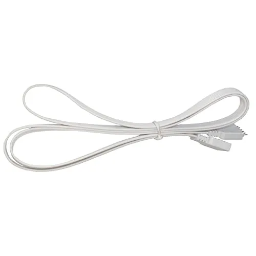 Lumonic 1m RGBW CCT LED Verlängerungskabel weiss Steckverbinder 6 Pin Buchse & Stecker - RGB-Kabel Abmessungen 18x6mm - Für Stromversorgung oder Verlä