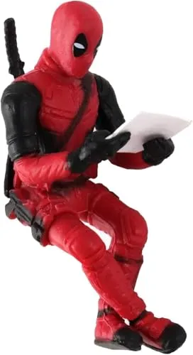 FAINCA Auto Innenraum Deko Lustige Anime Deadpool Anime Auto Dekoration Deadpool Ornamente für Armaturenbrett Innendekoration Car Decoration für Armaturenbretter Schlafzimmer Büros