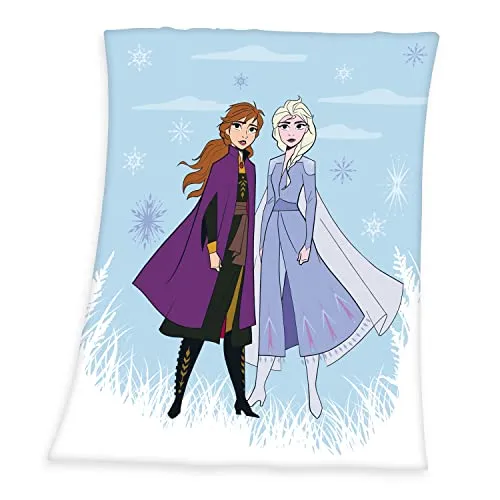 Disney's Die Eiskönigin 2 Fleecedecke, 130x160 cm, 100% Polyester, Fleece