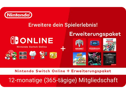 Produktbild Nintendo NSO plus Expansion Pack 365 days Individual - [Multiplattform]
