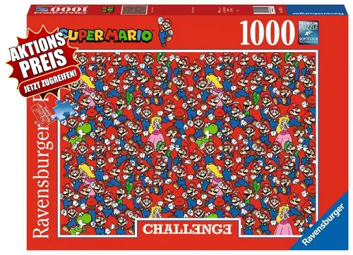 Ravensburger Puzzle 165254 Super Mario Bros. Challenge 1000 Teile