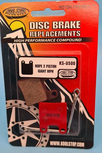 KS-D500 KOOL-STOP Scheibenbremsbelag HOPE 2 PISTON - GIANT MPH 2000 OVP