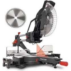 Practixx Kappsäge PX-KZS-305PA | Leistungsstarke Kappzugsäge mit Laser