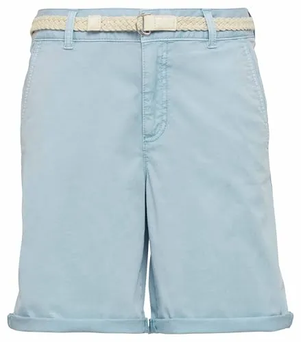 s.Oliver Chino Bermuda mit Gürtel - Damen-Shorts mit Gürtel, modisch und bequem für den Sommer, ideal für lässige Freizeitlooks.