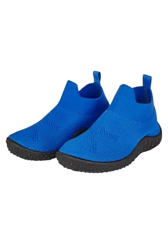 Sterntaler Badeschuhe knöchelhoch – Unisex Baby Aquaschuhe – mit ergonomischer Sohle – Flexibles Funktionsmaterial – Bequeme Strand Slipper - Kinder Bademode -Farbe königsblau, Größe 28