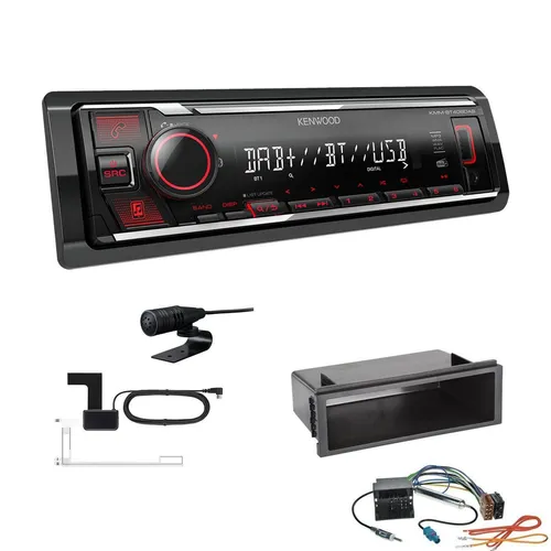 Kenwood KMM-BT408DAB Radio Bluetooth für Volkswagen VW Passat 1996-2005 Quadlock