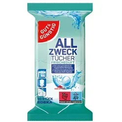 GutundGünstig Reinigungstücher Allzwecktücher mit Frischeduft