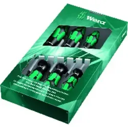 Wera Schraubendreher-Satz 6tlg. Kugelkopf - 05135028001 - Schraubendreher-Sätze, 6-teilig mit Kugelkopf für präzises Schrauben in engen Winkeln – ideal für Handwerker und Heimwerker.