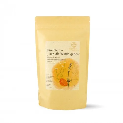 Wachswerk Bäuchlein - lass die Winde gehen Baby und Kinder Wollvlies Wickel