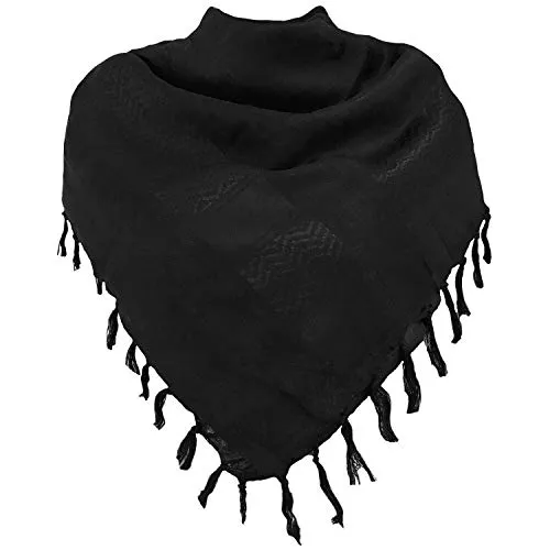 Chalier Fashion Shemagh Palästinenser Tuch 100% Baumwolle Militär Tactical Desert Schal Arabischer Wüsten Schals Unisex Halstuch Kopftuch Herrn und Damen MEHRWEG