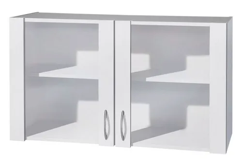 wiho Küchen Glashängeschrank Kiel Front mit Glaseinsatz