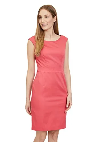 Vera Mont Damen Kleid 4702/4045, Burgunderrot, Größe 44 in rot von Vera Mont