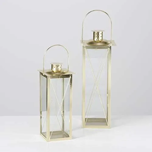 Produktbild BOLTZE Farol Laterne Gold 2tlg
