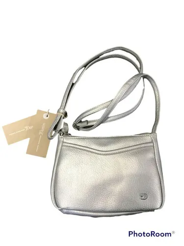 TOM TAILOR Denim Cilia Damen Umhängetasche - Klein, Silber, mit verstellbarem Schulterriemen für flexiblen Tragekomfort und perfektes Design für jeden Anlass