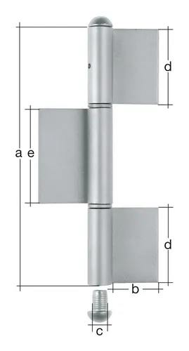 Gustav Alberts Konstruktionsband K08 3-teilig 260 x 16 x 50 x 5 mm Alberts