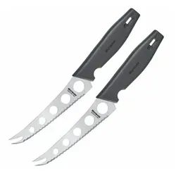 WESTMARK Käsemesser 2 Stk, Profi Käseschneider, Klingenmaß: 13,5 cm, Länge: 25 cm, Master schwarz|silberfarben