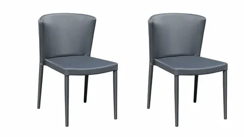 Grasekamp Gartenstuhl Stapelstuhl-Set Sol - Praktisches Stapelstuhl-Set für Balkon und Garten, aus witterungsbeständigem Aluminium und Textilene. Ideal zum platzsparenden Verstauen und leicht zu reinigen.