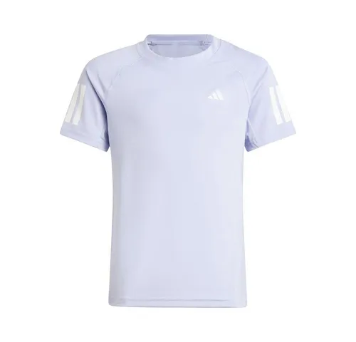 adidas Mädchen Girls Club Tennis T-Shirt, Violet Tone, 13-14 Years - T-Shirt für Tennis, regulär geschnitten mit Rundhalsausschnitt, aus 88 % recyceltem Polyester und 12 % Elasthan, bietet optimale Atmungsaktivität durch CLIMACOOL Mesh-Einsätze.