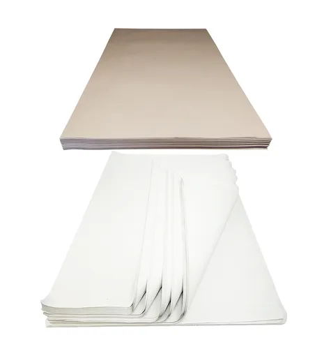 SET- 5 kg Packseide Seidenpapier 50 x 75cm & 5 kg Schrenzpapier Bogen 50 x 75 cm