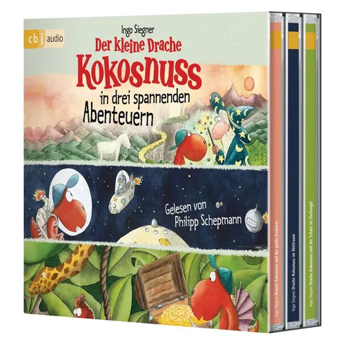 Edel Der kleine Drache Kokosnuss in drei spannenden Abenteuern (Ingo Siegner, Philipp Schepmann, Deutsch) (8371-3046-1)