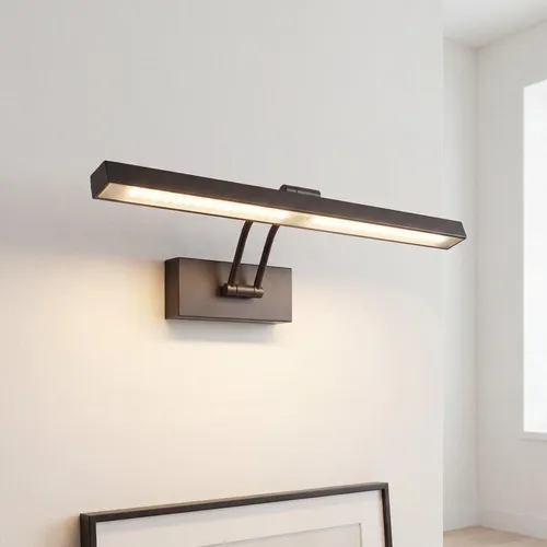 LED Bilderlampe Damian, 40,5 cm Schwarz von Licht-Erlebnisse