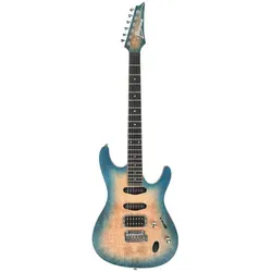 IBANEZ SA460MBW-SUB E-Gitarre, sunset blue burst A - Elektrische Gitarre mit einzigartigem Sunset Blue Burst Finish, ideal für kreative Musiker und Live-Auftritte.