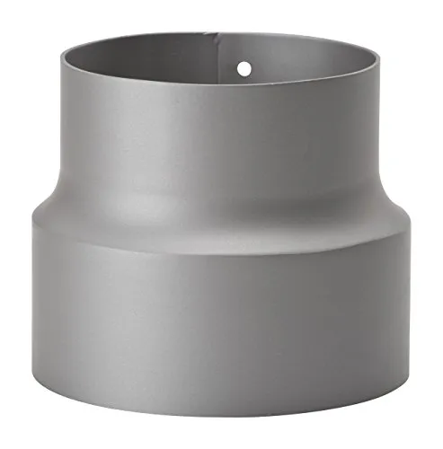 Reduzierung 150mm - 120mm Ofenrohr grau