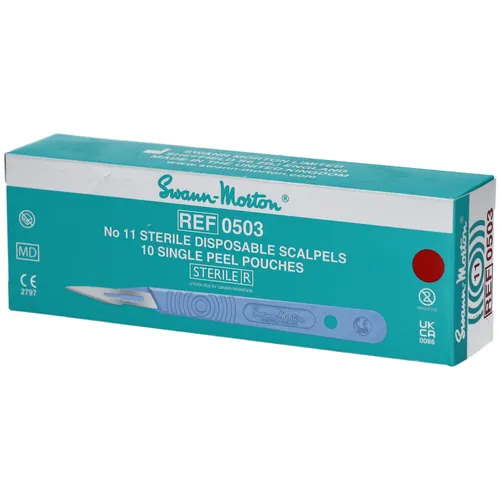 Swann Morton 10 sterile Skalpelle n°11
